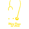 Papa est un stéthoscope médecin