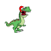 Dinosaur singing Christmas gift
