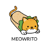 cat burrito eating pet