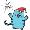 Christmas cat