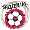 Spielermama football love heart