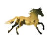 Herd at a gallop silhouette