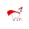 Christmas alpaca