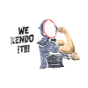 Disziplinierter Kendo Schwertkampf