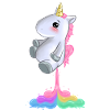 Funny Unicorn farting Rainbow Colors Fart Gave Ide