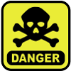 Danger skull