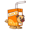 Netter & lustiger Saft-Welpen-Hund besessen