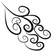 Pattern Spirals Black