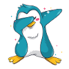 Dabbing Penguin