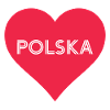 Heart Polska love Poland