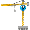 Kran für Kinder, Kranführer, Baustelle