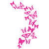 02 Butterflies Pink
