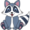 Raccoon badger