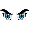 eyes, cartoon, comic