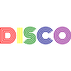 Disco Neon Stripes Retro