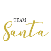 Team Santa Geschenk Idee gold