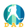 Hockey Dad Retro Style