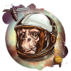 Spacemonkey smoking