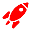 Fusée rouge