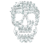Skull cat cats skull