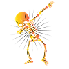 Dabbing Skeleton Skeleton