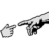 Hand of god Michelangelo