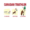 Drôle Triathlon Canadien Triathlète