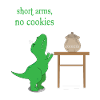Dinosaures T-Rex sans biscuits
