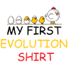 Evolution Huhn Küken Kinder Baby Geschenk Shirt Ei