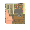 comfy living room