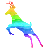 Rainbow Reindeer