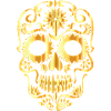 Gold Skull