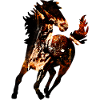 aquarelle gxp splash cheval brun