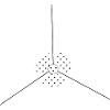 White airplane propeller