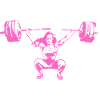 Liftgirl - Squat Overhead - Rose