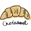 Breakfast croissant