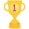 Cup award best sister