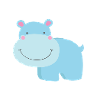 Bébé hippopotame