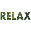 RELAX word with photo