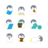 Pingouin - Pingouins - Pingouin - Introverti