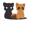 Raccoon - Raccoon - Angel - Devil