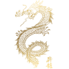 Cool Chinese Gold Dragon