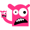 Ein Monster mit einer Monster-Puppe