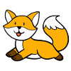 Lying fox