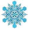 Schneeflocken Mandala