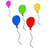 Bunte Luftballons