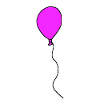 Pinker Luftballon
