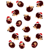 Joyeux Noël hérisson animal mignon