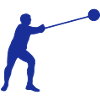 hammer throw athlete silhouette2
