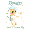 cute astronaut cats design